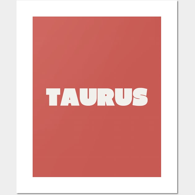 Taurus - Zodiac Signs Wall Art by Belcordi